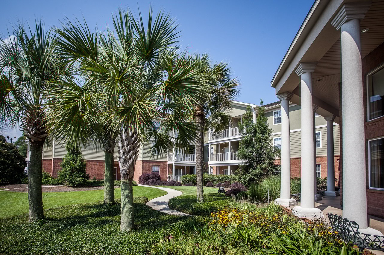 Retirement community grounds